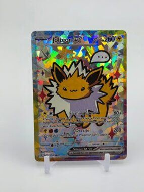 JOLTEON Art Card READ DESCRIPTION: HOLO JOLTEON Card JOLTEON Pokemon Card p1